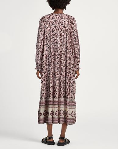 Woman Maxi dress Beige Size 2 Cotton, Polyester