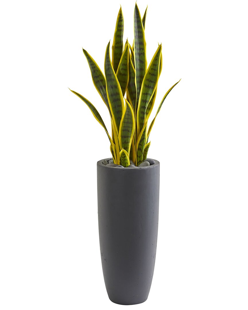3Ft Sansevieria Artificial Plant In Bullet Planter
