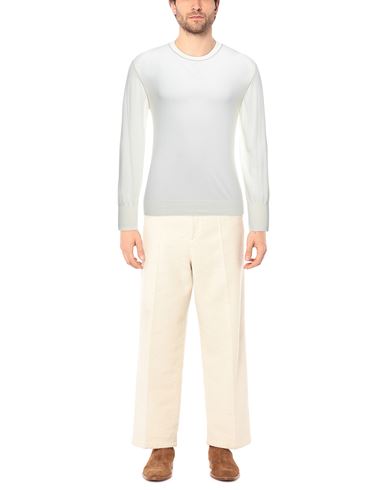 Platinum Man Sweater Ivory Size S Wool