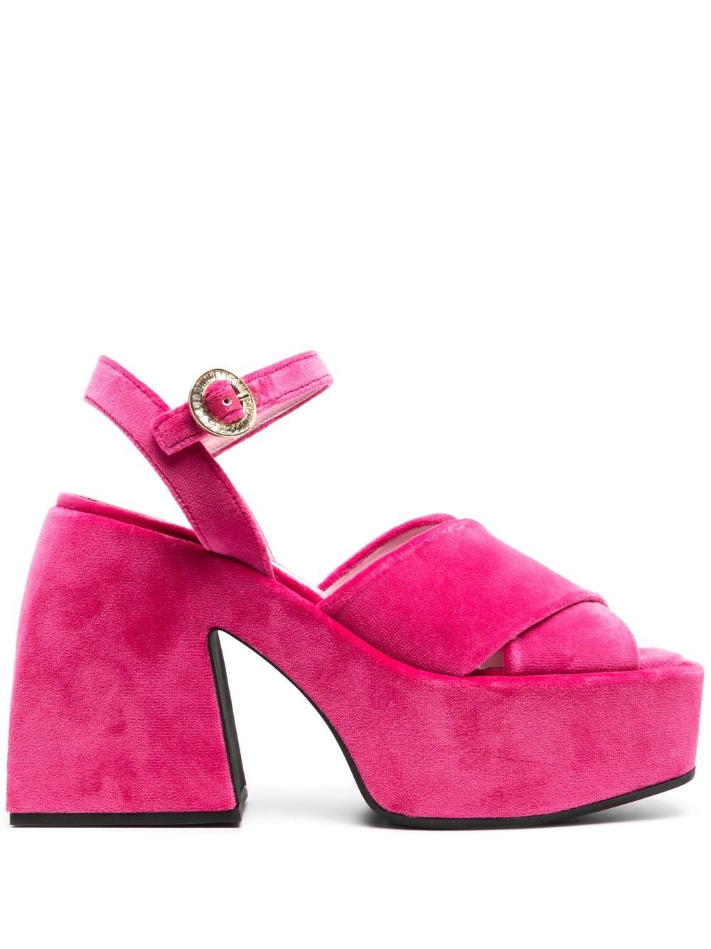 Bulla Joni velvet sandals - Pink