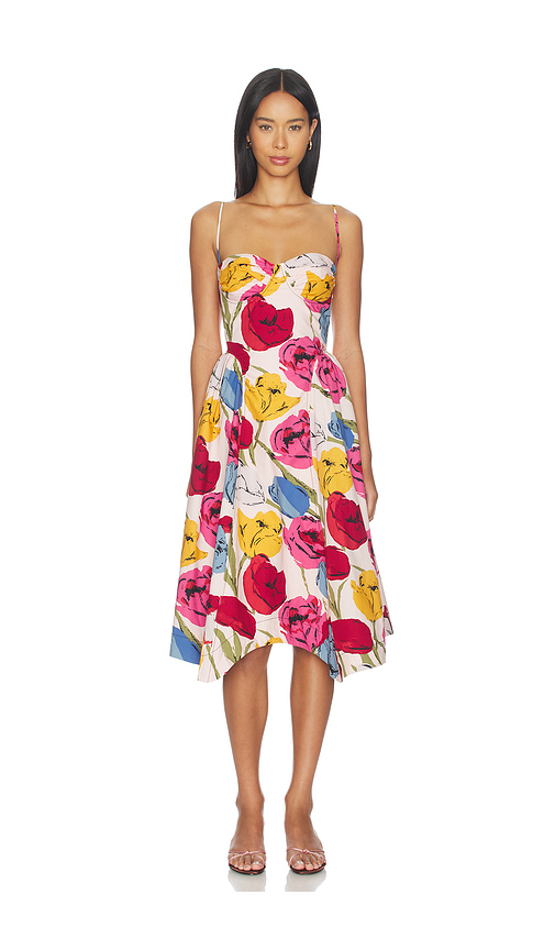 Free People x REVOLVE Cherish Midi Dress in Pink,Blue. 0. Also , 8, 10