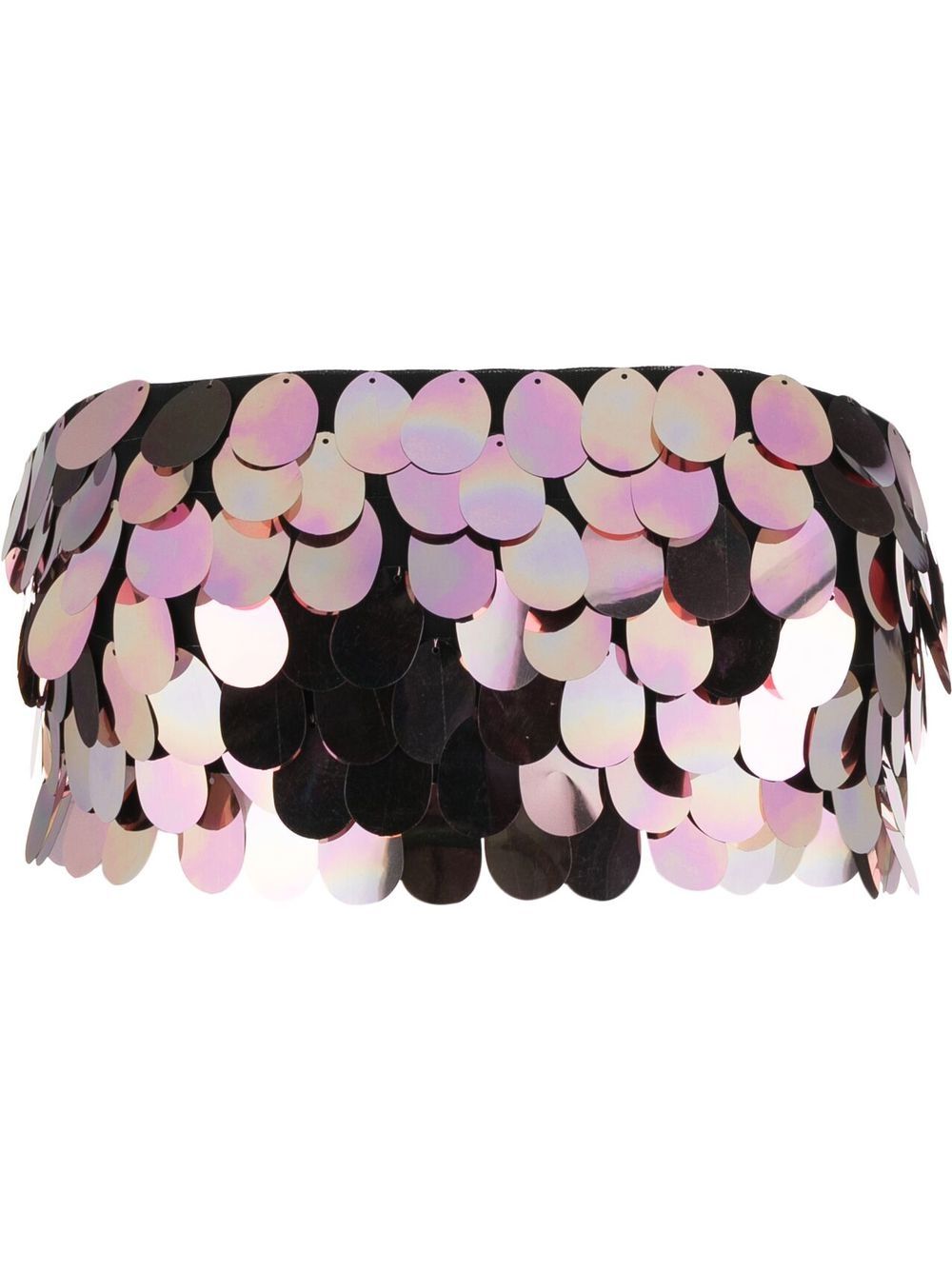 Sirena sequin-embellished crop top - Pink