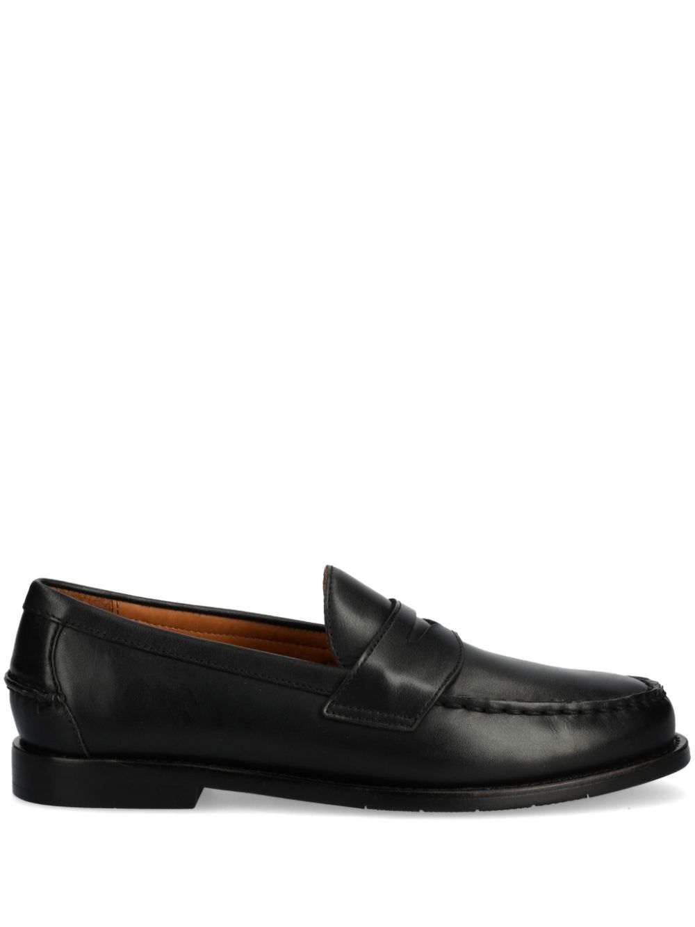 Leather loafers - Black