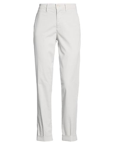 Woman Pants Light grey Size 26 Cotton, Elastane