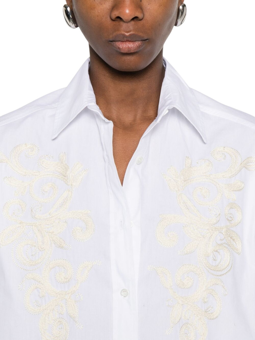 Embroidered Cotton Shirt