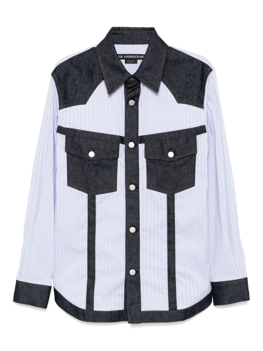 Andersson Bell raw-cut shirts - Blue