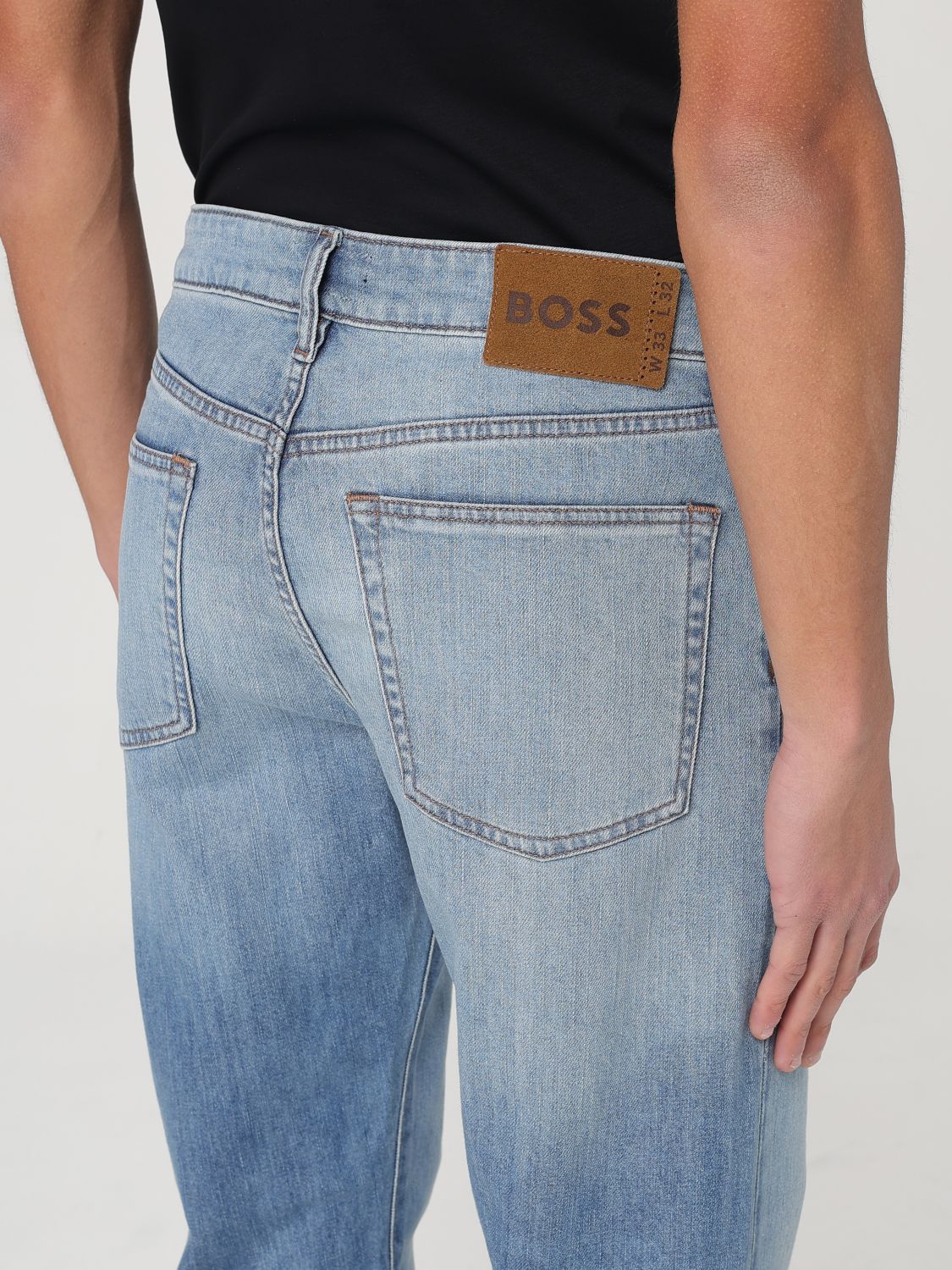 Jeans Men color Stone Washed
