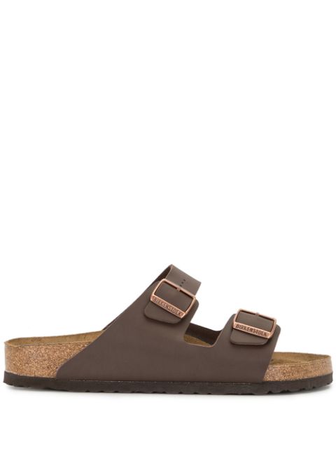 Open toe buckled sandals