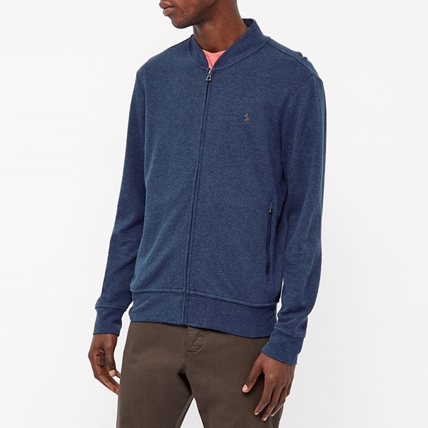 Zip front cardigan - Blue