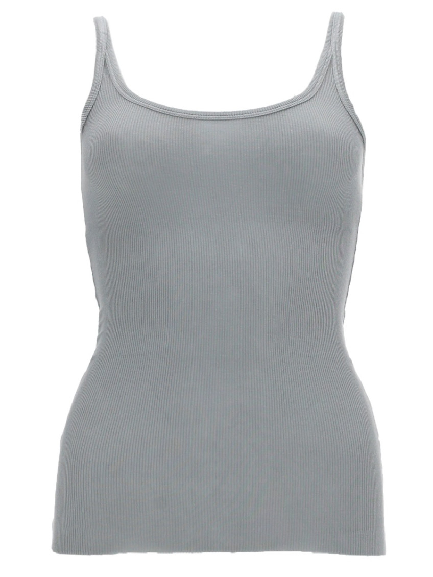 MSGM - ribbed scoop neck sleeveless lounge top