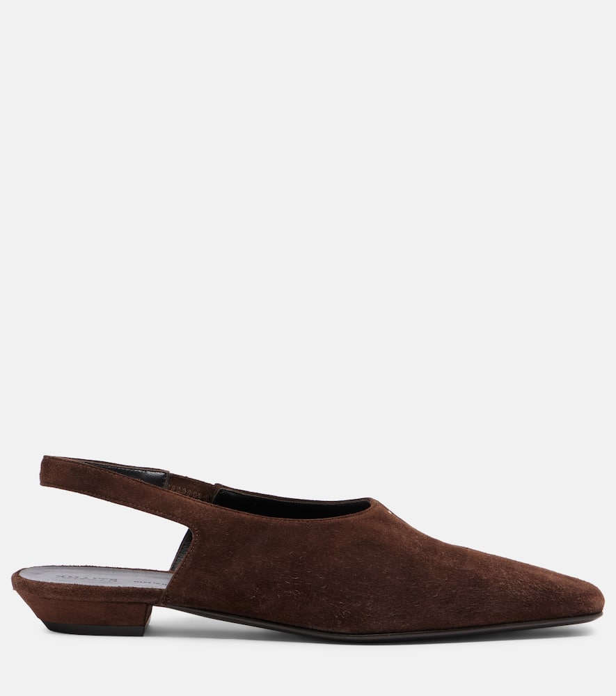 Celia suede slingback flats