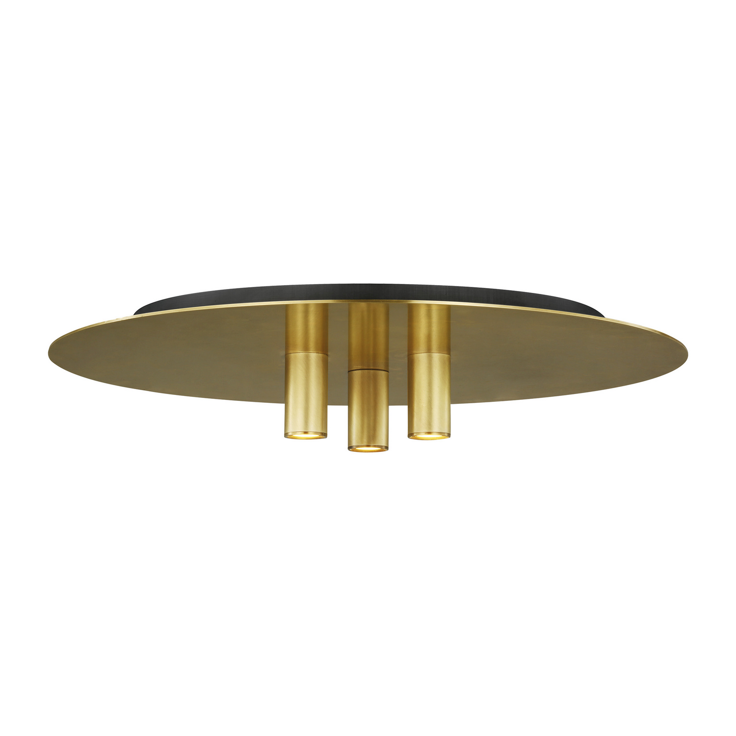 Ponte 1-Light 2.90"H LED Flush Mount in Natural Bra