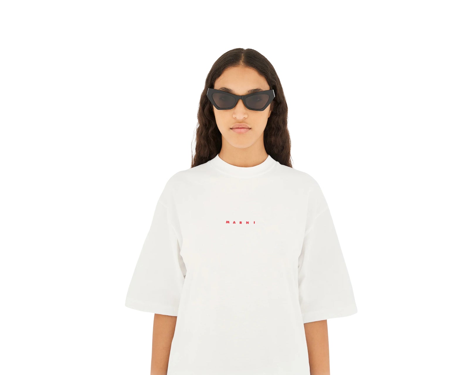 Marni Unisex Marni DYB Zelaryth Black Sonnenbrillen Acetat Schwarz Schwarz Geometrisch