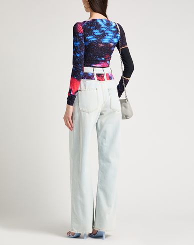 Maison Margiela Woman Jeans Blue Size 10 Cotton