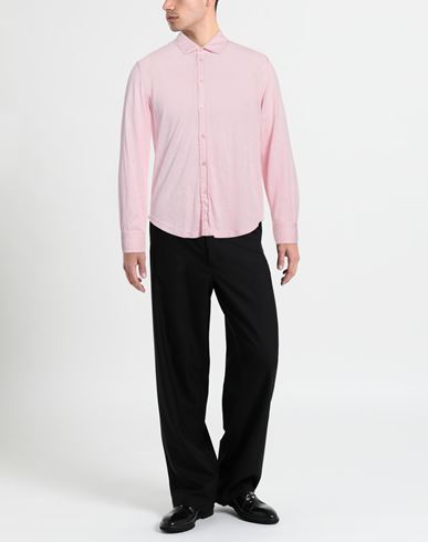 Rossopuro Man Shirt Pink Size 4 Cotton