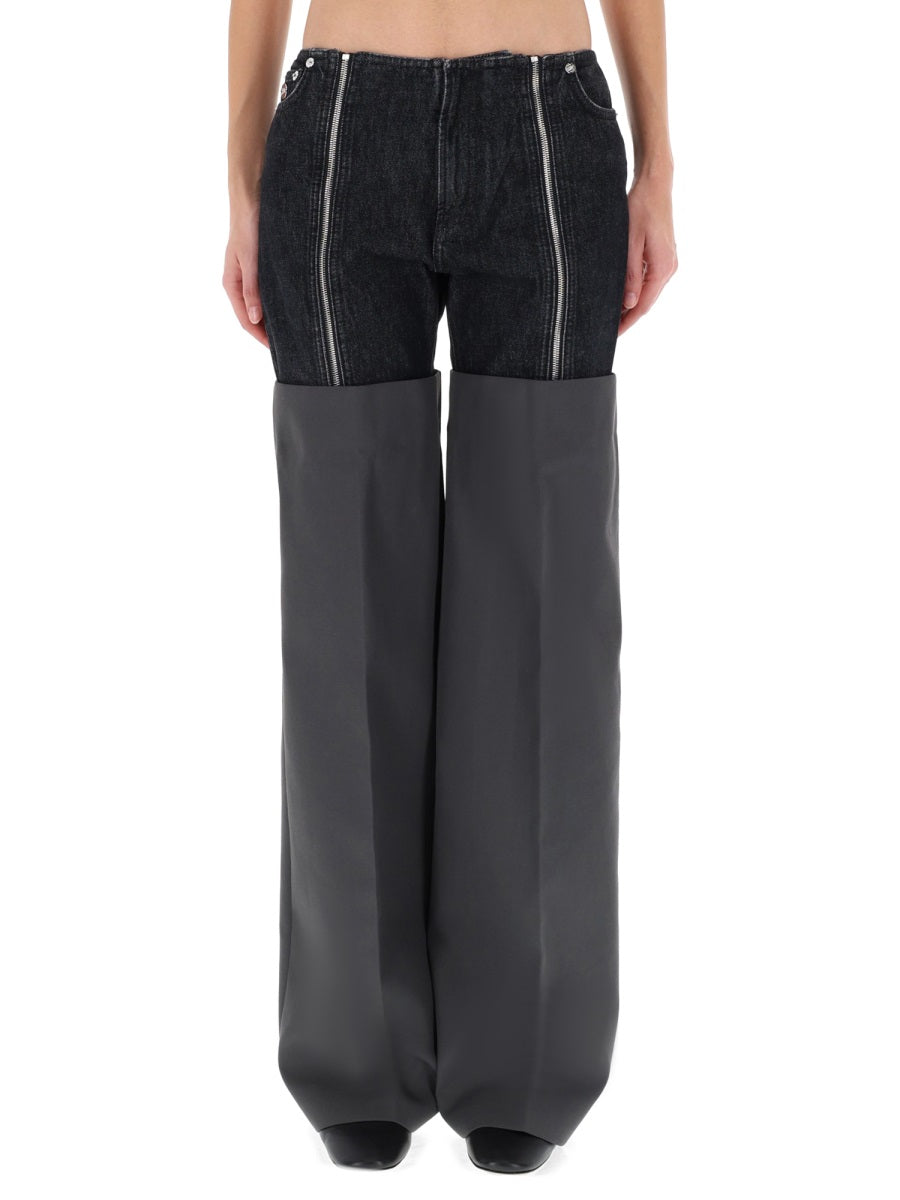 Logo Print Fashion Pants for Women