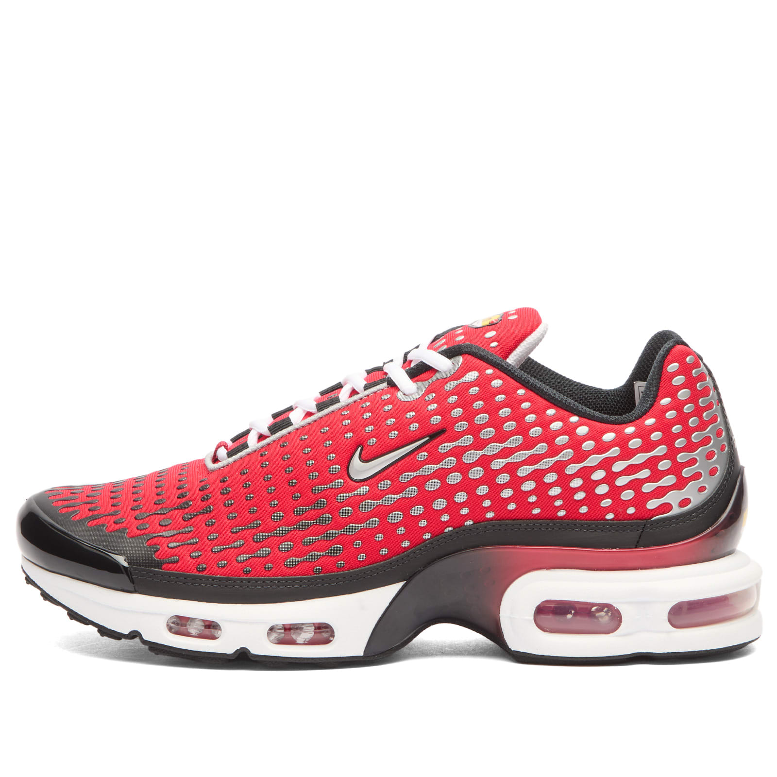 Men's Air Max Plus Vii Sneaker Univ Red/Metallic Silver