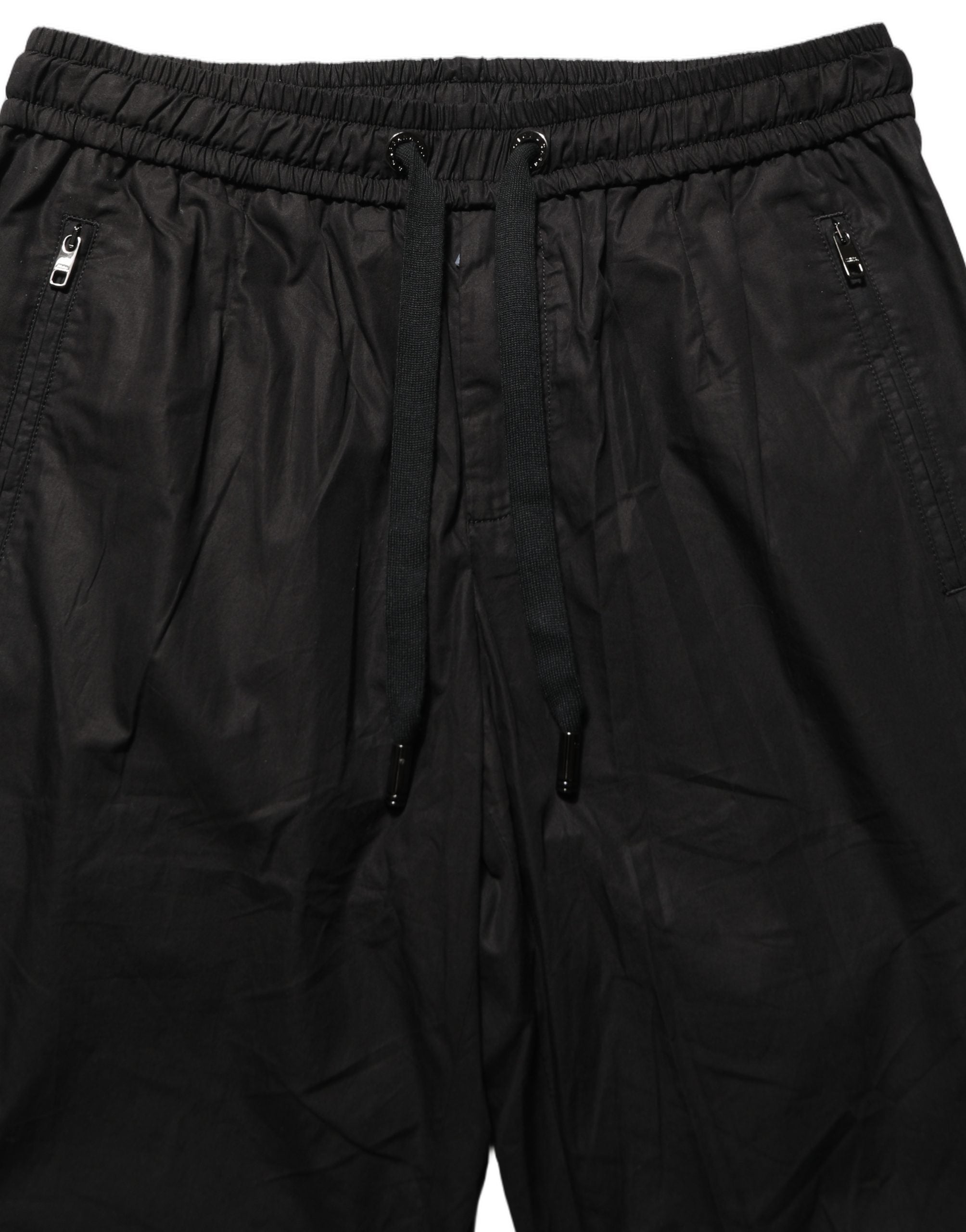 Cotton Joggers — Black