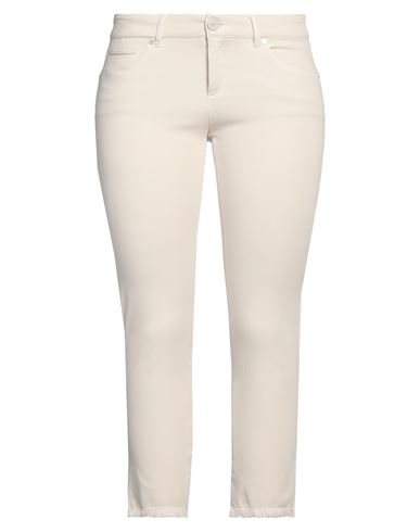 Seductive Woman Jeans Beige Size 16 Cotton, Lyocell, Polyester, Elastane