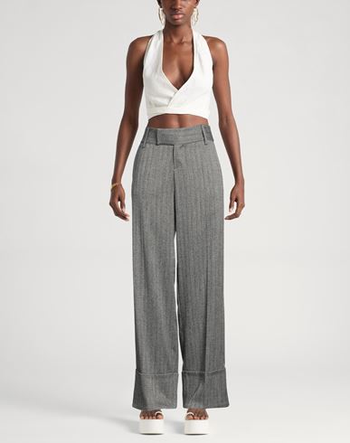 Woman Pants Black Size 4 Polyester, Viscose, Elastane