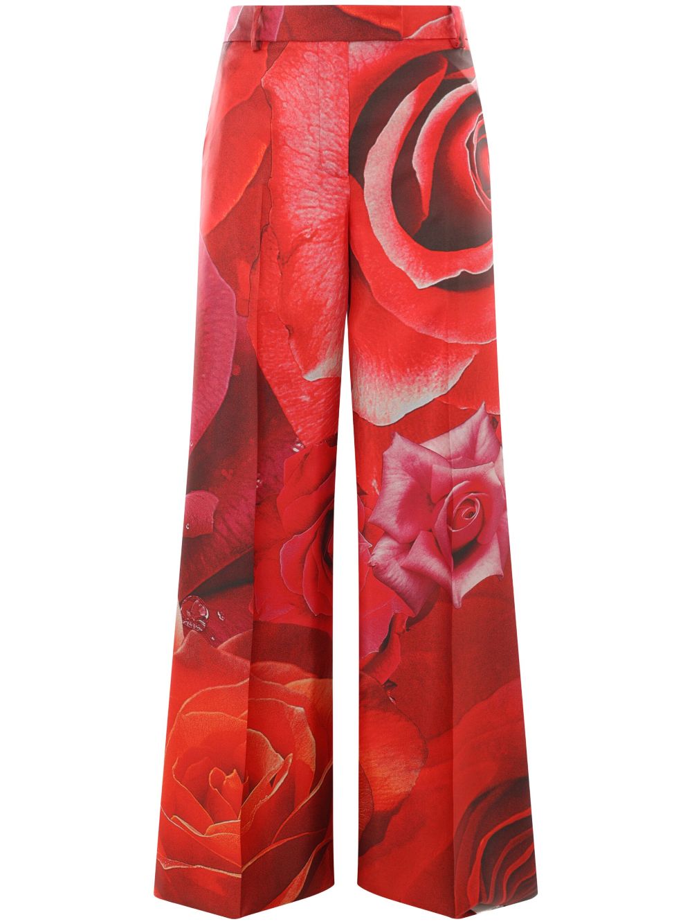 Silk trousers - Red