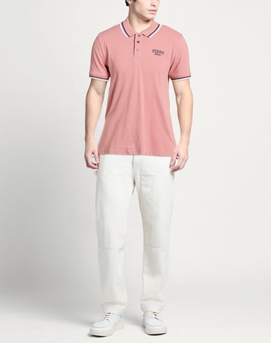 Man Polo shirt Antique rose Size M Cotton