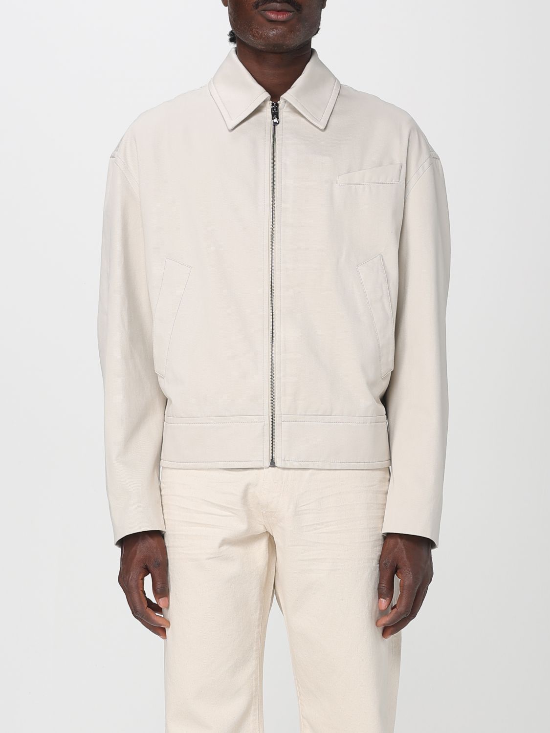 Ferrari cotton gabardine bomber jacket - Neutrals