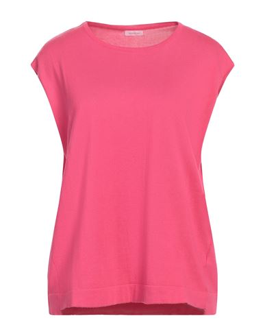 Rossopuro Woman Sweater Fuchsia Size S Cotton