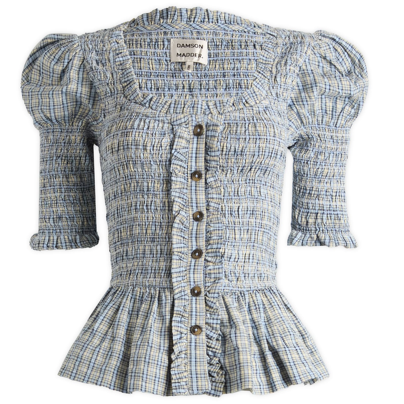 Women's Mansi Shirred Blouse Cloudy