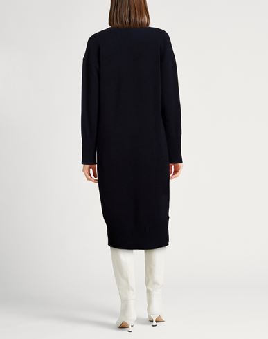 Woman Midi dress Midnight blue Size S Wool, Cashmere