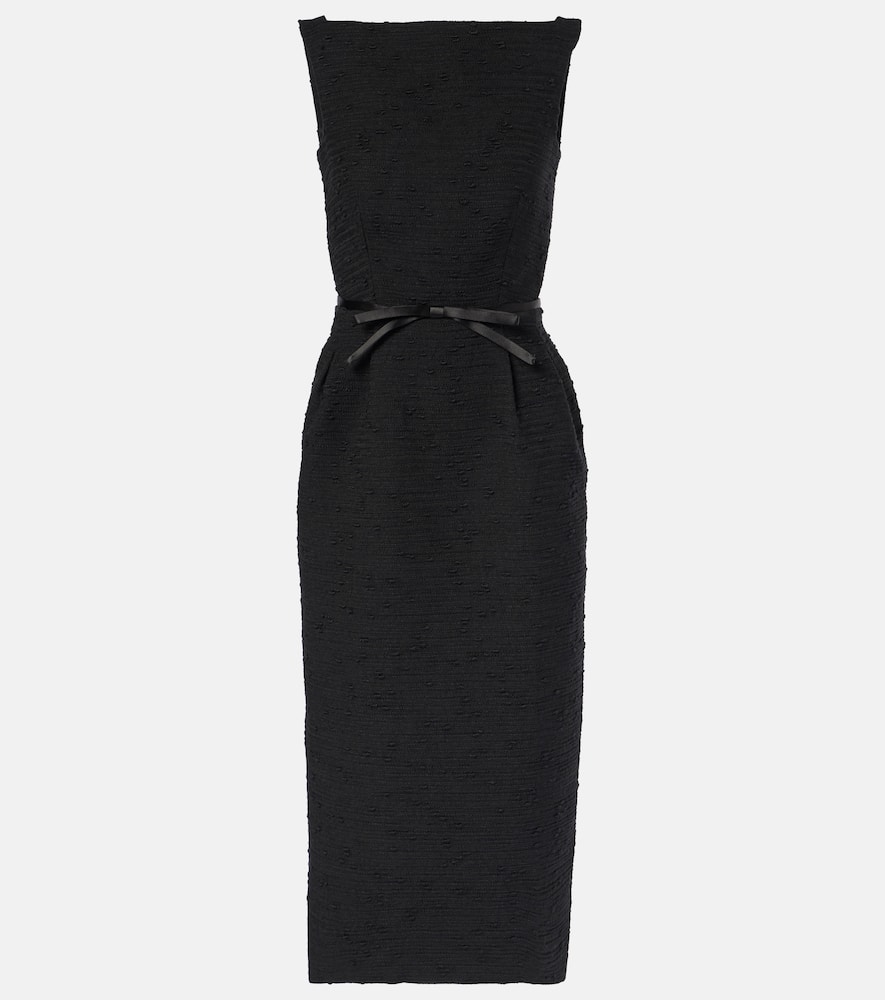 Midikleid aus Tweed