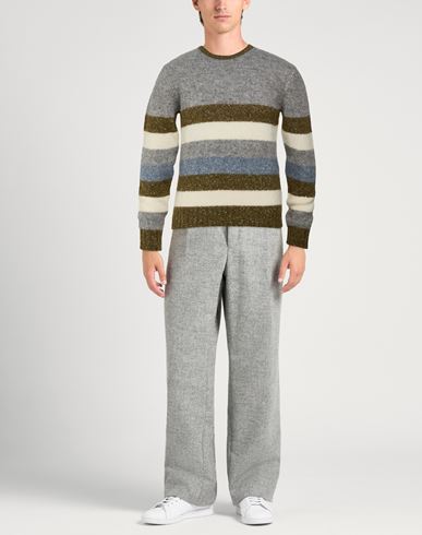 Officine Générale Man Sweater Grey Size XL Alpaca wool, Cotton, Polyamide, Wool