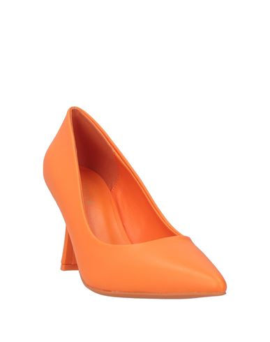 Woman Pumps Orange Size 7 Synthetisches Material