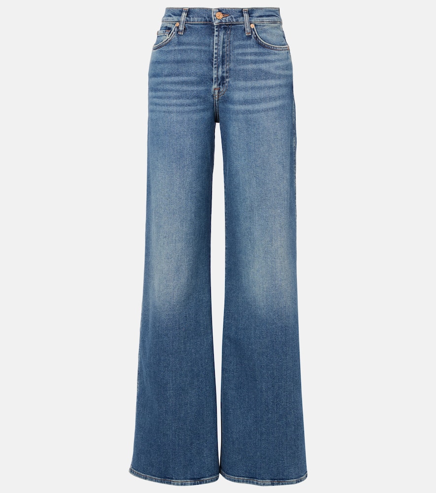 Lotta high-rise wide-leg jeans
