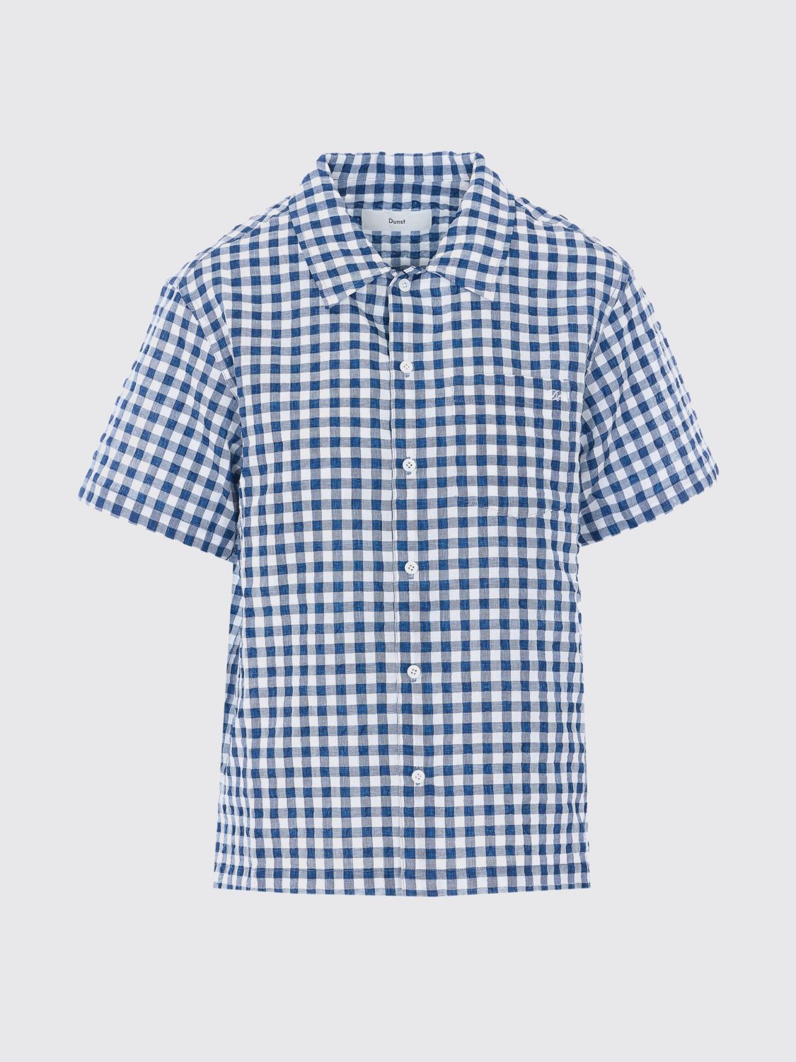 Checked Cotton Blend Shirt