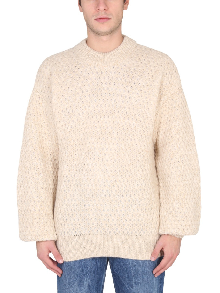 Beige Knitted Sweaters