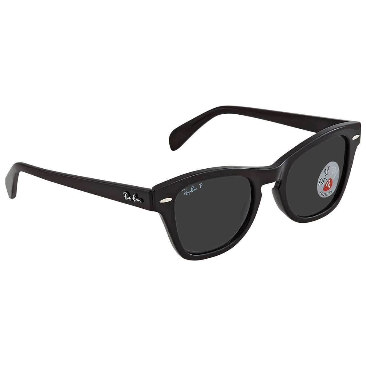 Polarized Black Square Unisex Sunglasses RB0707S 901/48