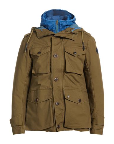 Man Jacket Military green Size 44 Cotton