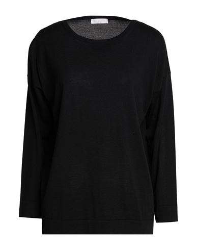 Woman Sweater Black Size 10 Wool, Silk, Cashmere