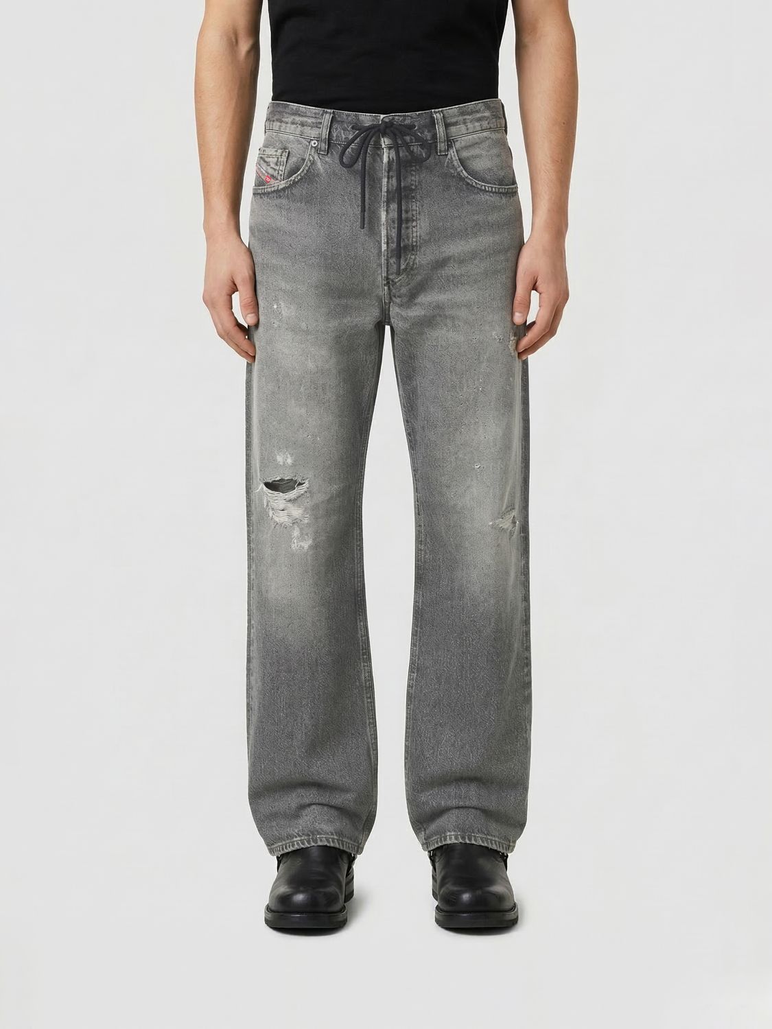 Jeans Men color Grey