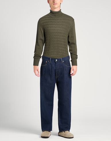 Man Turtleneck Military green Size XXL Polyamide, Viscose, Wool, Cashmere