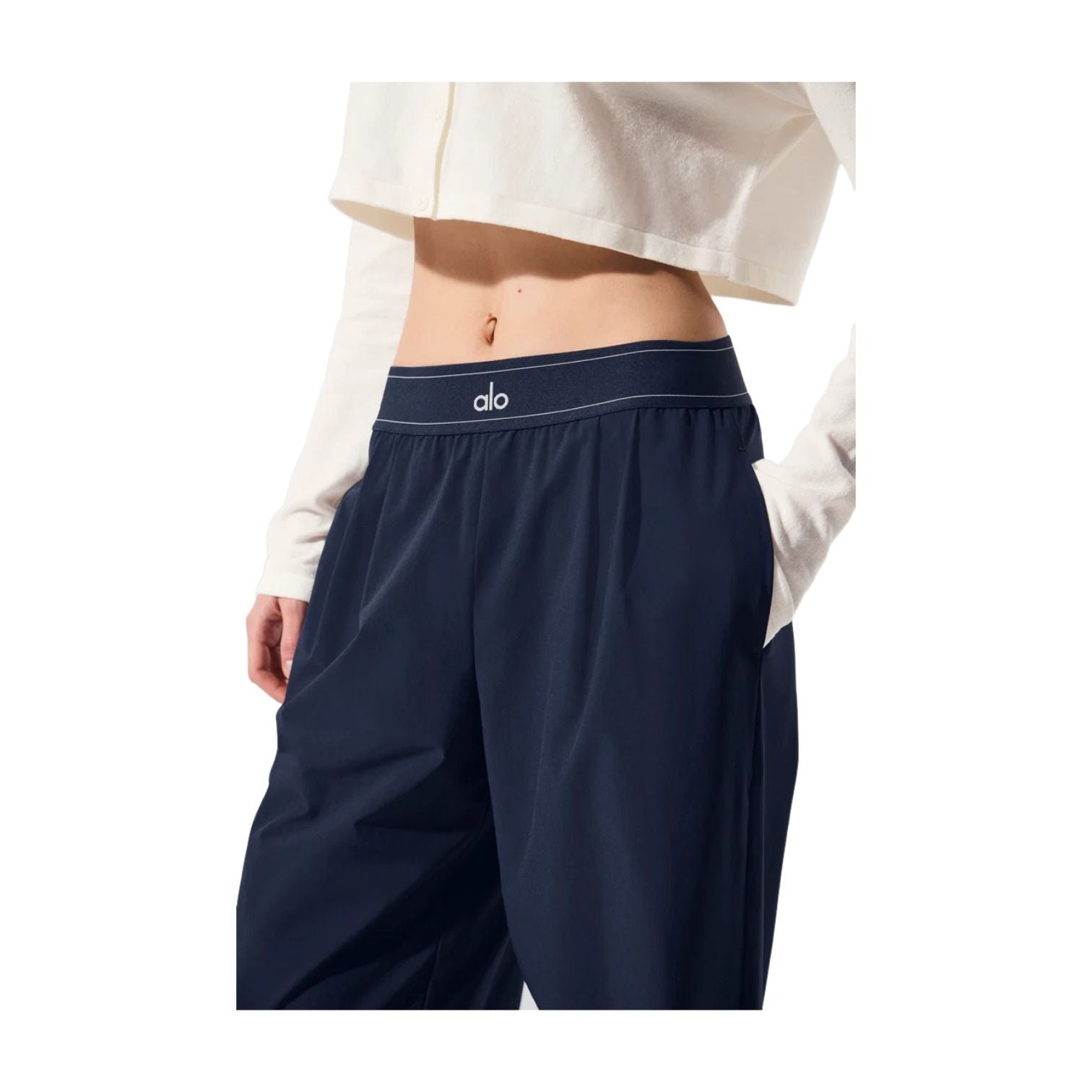 (WMNS) Suit Up Trouser Regular 'Navy'