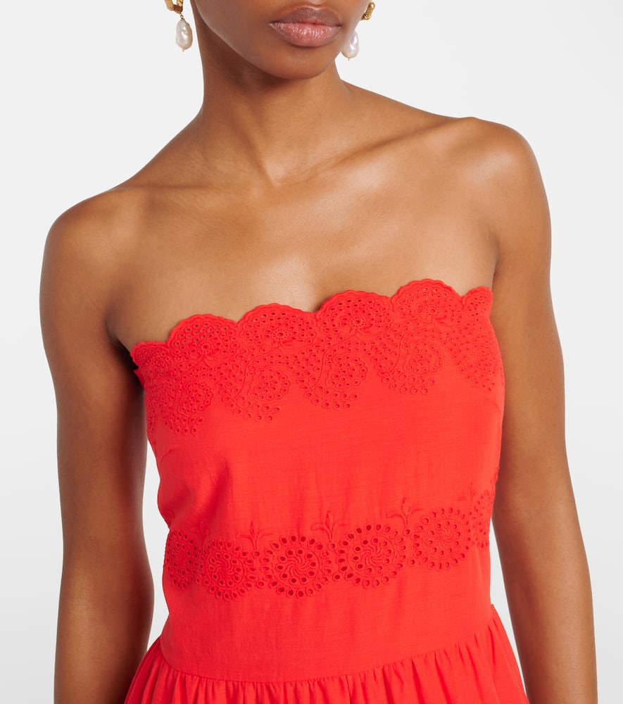 Sophie broderie anglaise cotton maxi dress