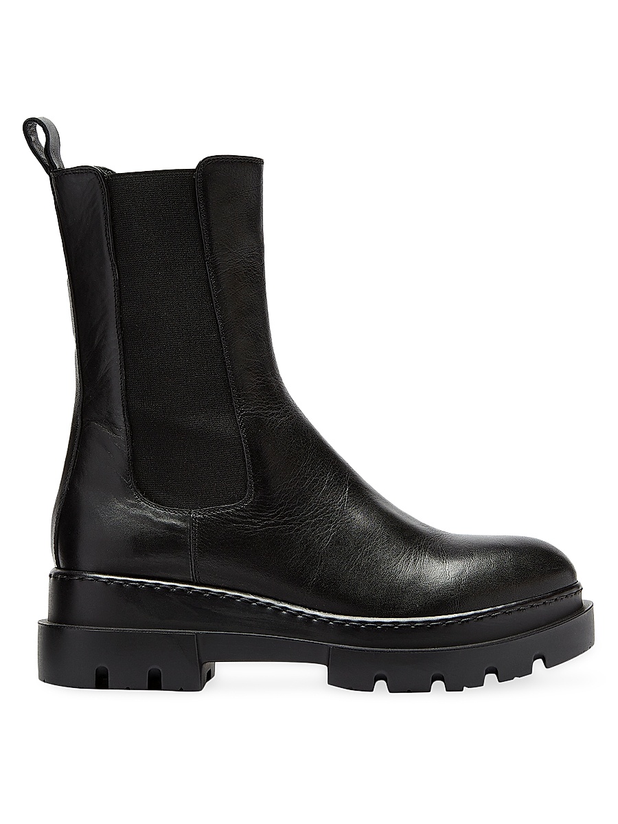 Women's Braydon Leather Chelsea Boots - Black