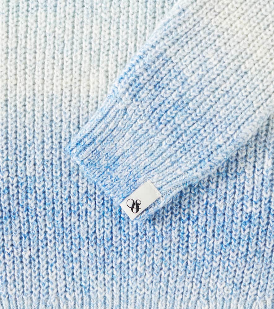 Scotch & Soda Kids Ombré cotton-blend sweater