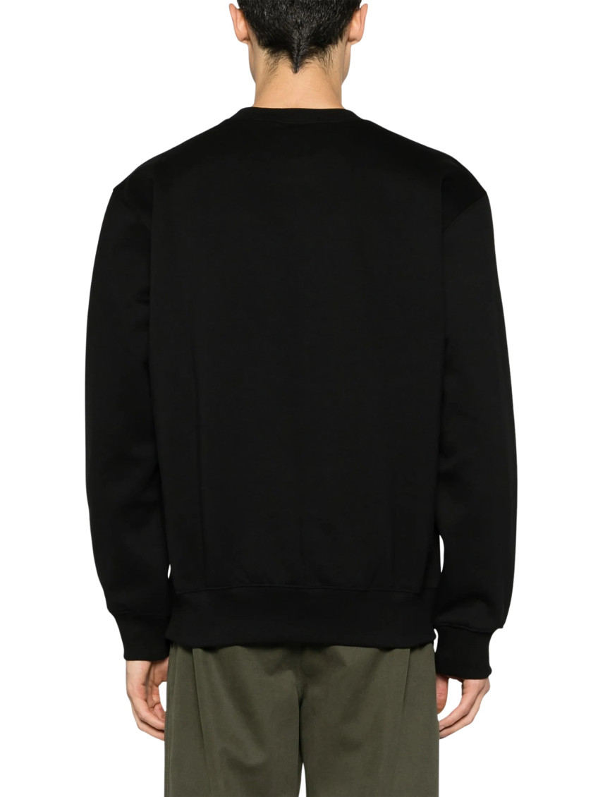 Black Crew Neck Sweatshirt