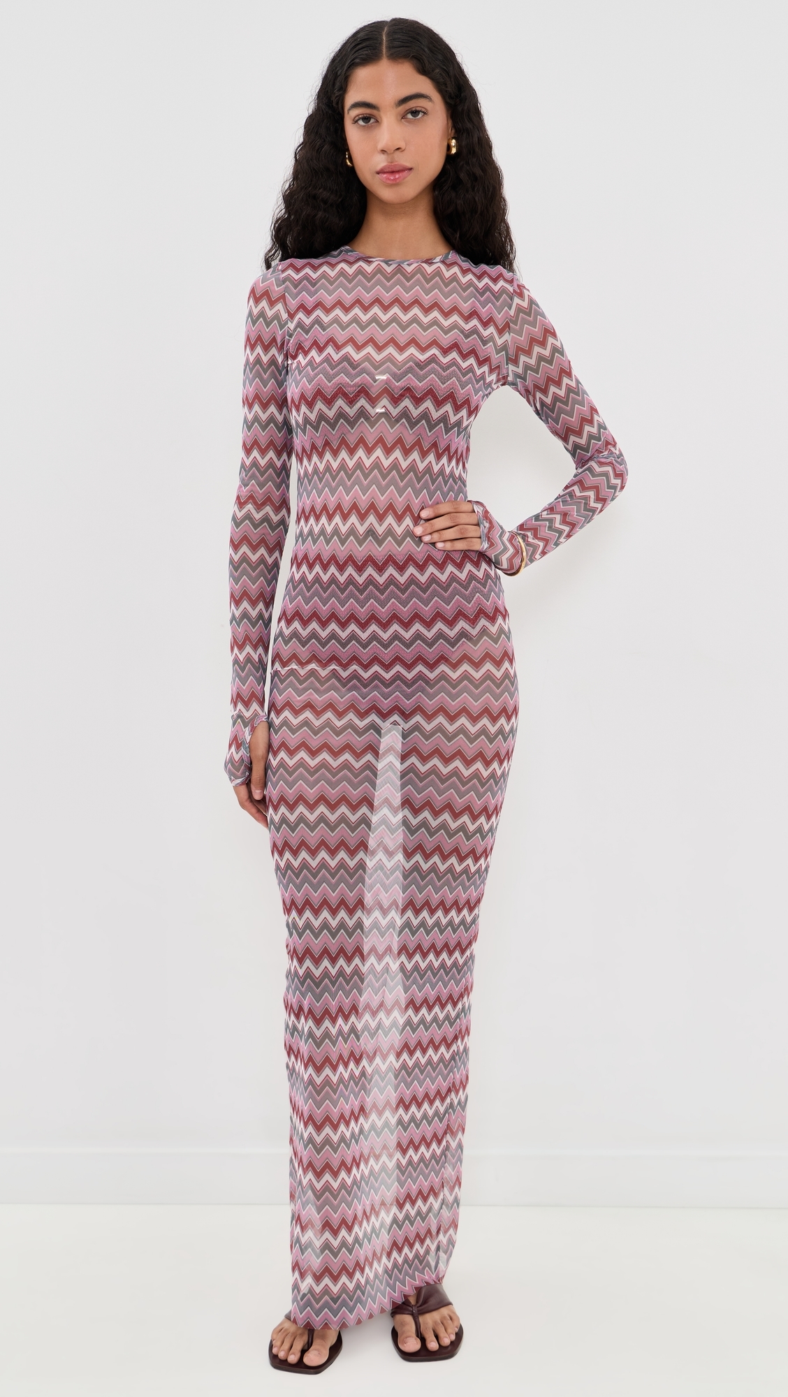 Renne Dress Bari Chevron