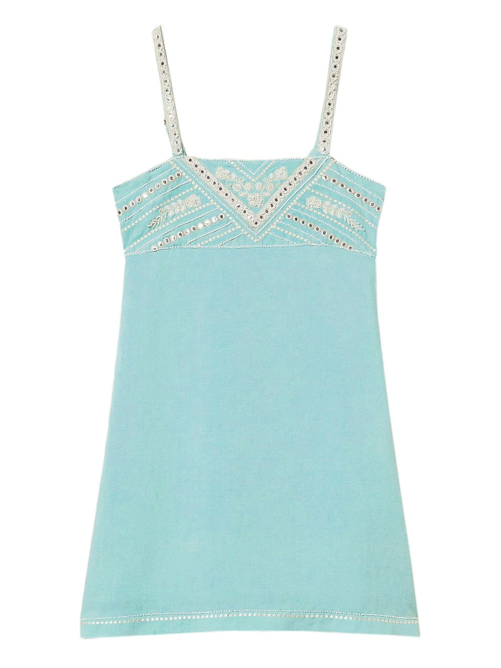 TWINSET embroidered cami dress - Green