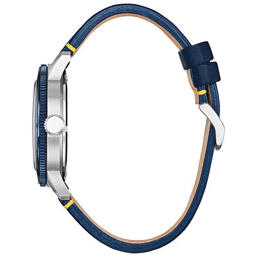 Eco-Drive Disney Donald Duck Blue Leather Strap Watch