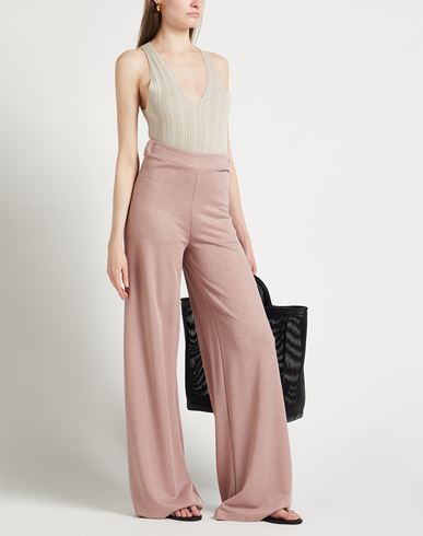 Gold Capsule Woman Pants Pink Size S Viscose, Nylon, Polyester